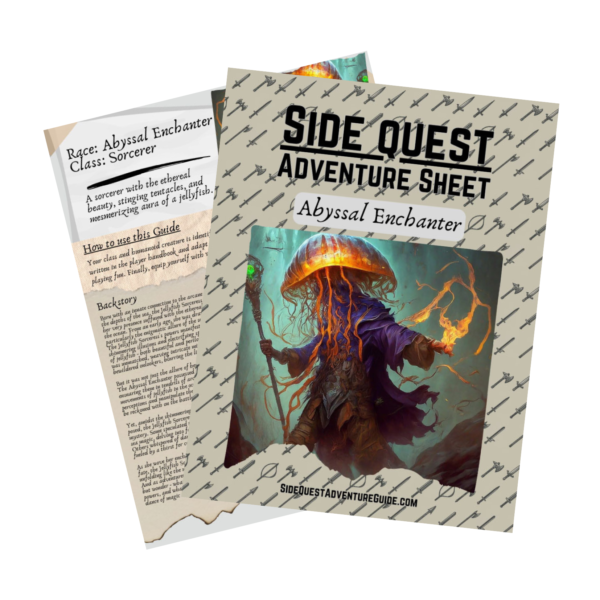 Abyssal Enchanter Sorcerer - Side Quest Adventure Sheet