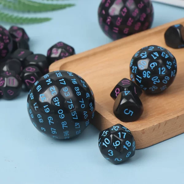 Full D3-D100 15Pcs Dice Kit - Image 4